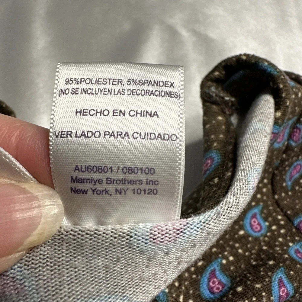 Disney Girls Dress Size 7/8 Wizards‎ of Waverly Place Paisley
